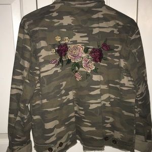 Army/Floral Jacket